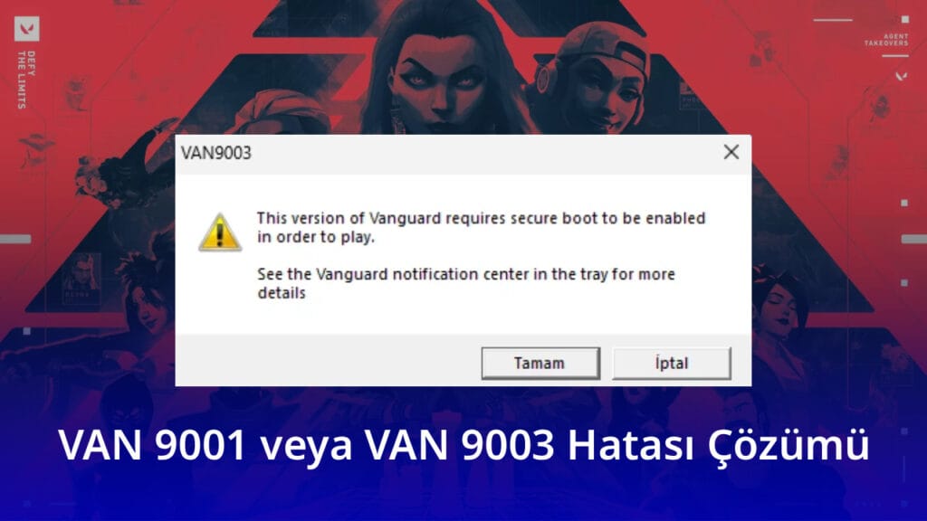 VAN 9001 veya VAN 9003 Hatası Çözümü 