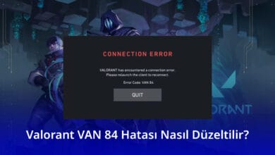 VAN 84 Hatası Çözümü